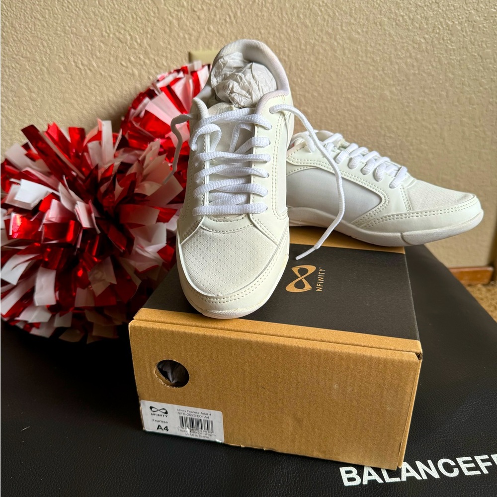 Cheer shoes good for practice, Nfinity fearless adukt size 4